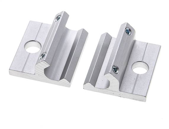 Montage central pour vérin sans tige 63 mm