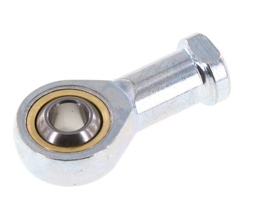 Spherical Rod-end M8 Female Zinc plated steel
