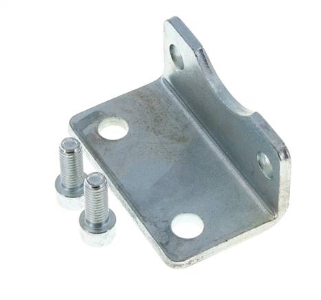 Foot Mount 63 mm ISO 15552 ISO 21287 Zinc plated steel