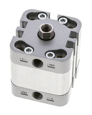 ISO 21287 Compact Double Acting Cylinder 32-10mm - Magnetic
