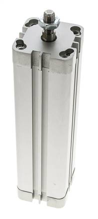 ISO 21287 Compact Double Acting Cylinder 40-150mm - Magnetic - Male Rod
