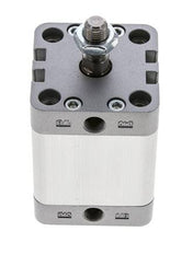 ISO 21287 Compact Double Acting Cylinder 40-30mm - Magnetic - Male Rod
