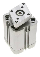 ISO 21287 Compact Double Acting Cylinder 50-40mm - Magnetic - Non-Rotating