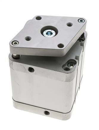 ISO 21287 Compact Double Acting Cylinder 80-50mm - Magnetic - Non-Rotating