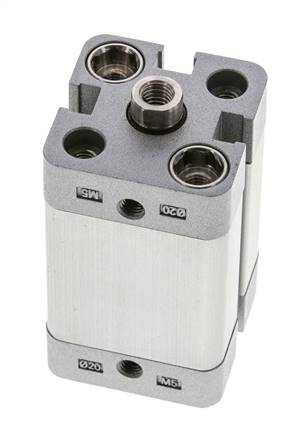 ISO 21287 Compact Single Acting Cylinder 20-25mm - Magnetic