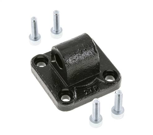 Clevis Male 40 mm ISO 15552 ISO 21287 Burnished steel