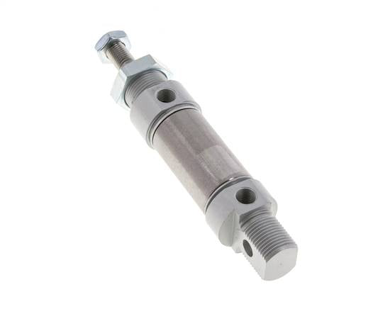 ISO 6432 Round Double Acting Cylinder 25-15mm - Magnetic