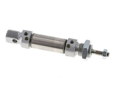 ISO 6432 Round Double Acting Cylinder 16-10mm - Magnetic - Damping