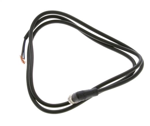 Connection Line Connector M8 1m