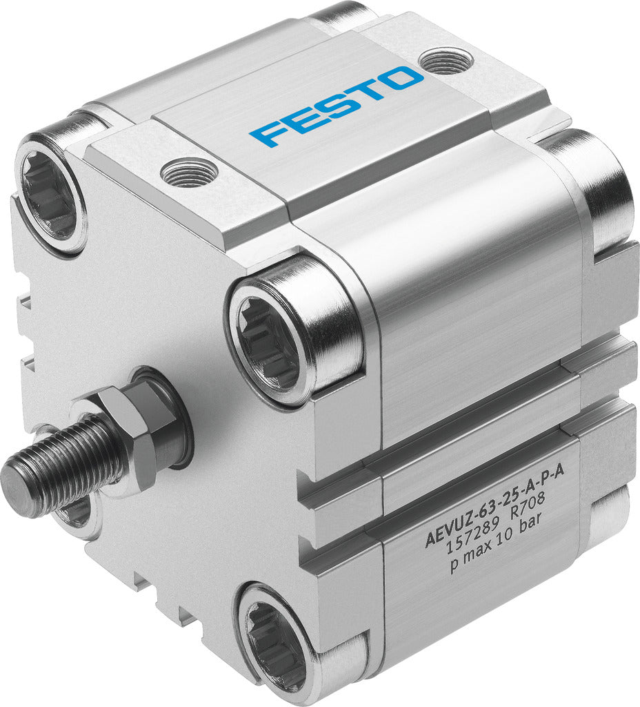 Festo Compact Cylinder 50mm Bore 10mm Stroke Single Acting - 157282