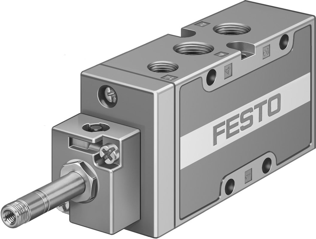 Festo 5/2 Monostable Air Solenoid Valve G1/4 1600l/min - 33185