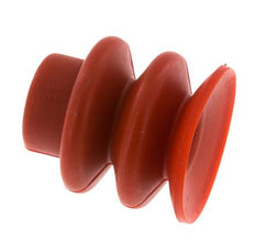 30mm Bellows Silicone Red Vacuum Suction Cup Stroke 13mm