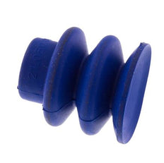 30mm Bellows PUR Blue Vacuum Suction Cup Stroke 13mm