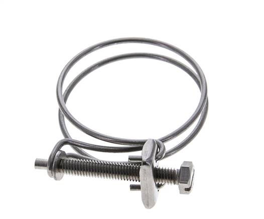 Collier de serrage 49 - 55 mm Acier galvanisé