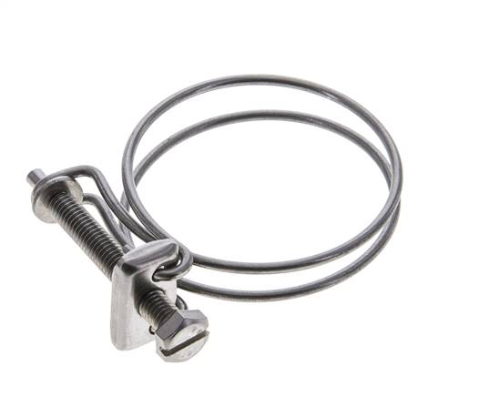 Collier de serrage 49 - 55 mm Acier galvanisé