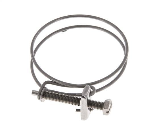 Collier de serrage 65 - 70 mm Acier galvanisé