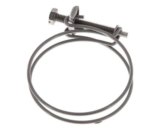 Collier de serrage 65 - 70 mm Acier galvanisé