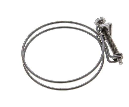 Collier de serrage 70 - 75 mm Acier galvanisé