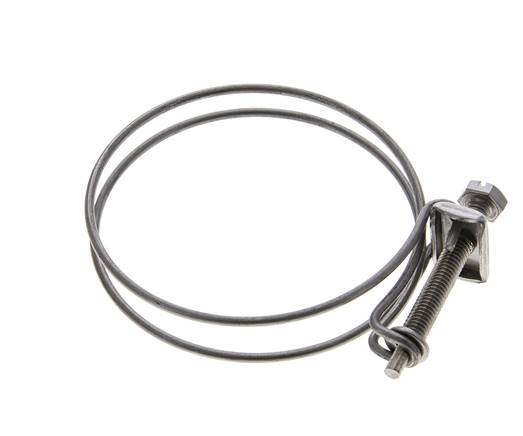 Collier de serrage 70 - 75 mm Acier galvanisé