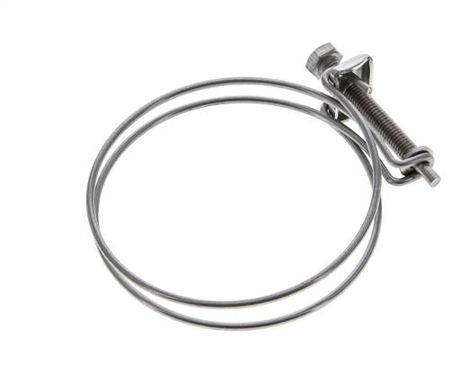 Collier de serrage 75 - 80 mm Acier galvanisé