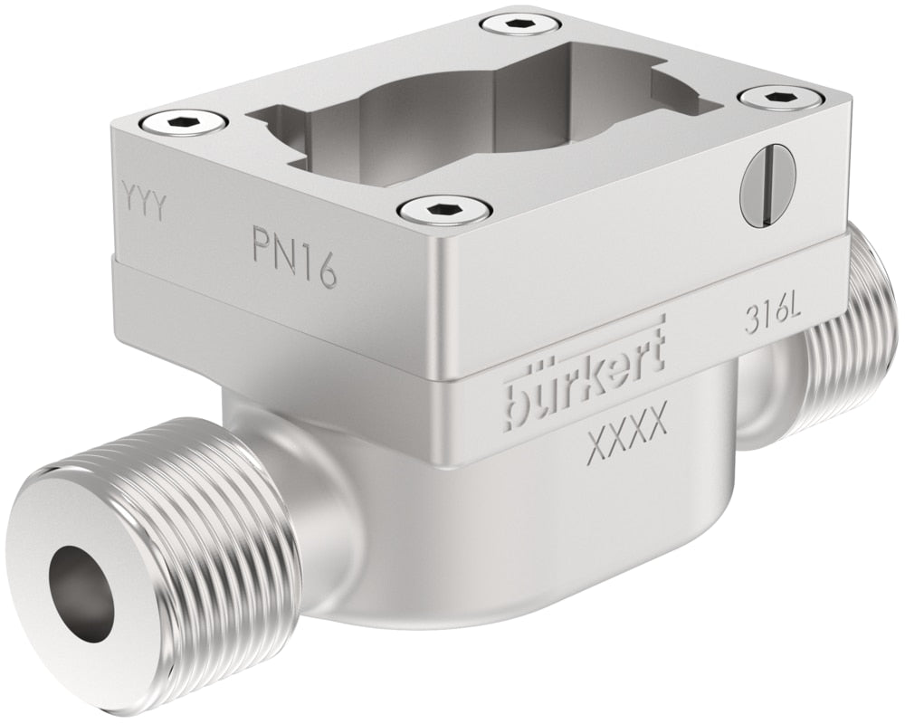 Raccord à capteur à roue à aubes, extrémité à souder, DN40, en acier inoxydable - Bürkert S030 - 566113