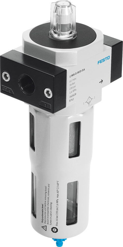 Festo Fine Filter G3/8'' 1-16bar 1420l/min 1µm Midi - 532821