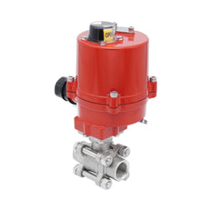 Rp 2'' Vanne à Bille 2 Voies en Acier Inoxydable avec Actionneur Électrique 100-240 V AC