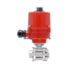 Rp 2'' Vanne à Bille 2 Voies en Acier Inoxydable avec Actionneur Électrique 100-240 V AC