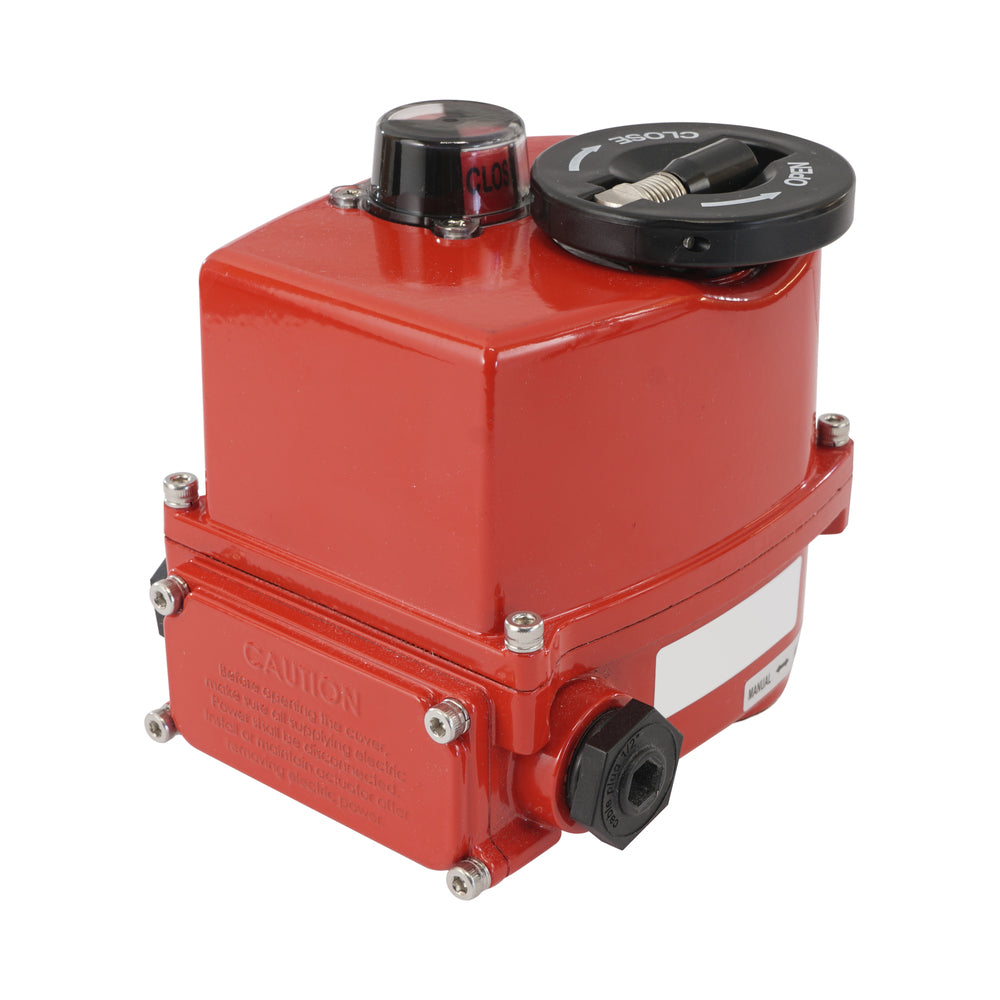 Electrical Actuated Flanged Ball Valve 2-Way DN40 PN40 Steel 100-240 V AC
