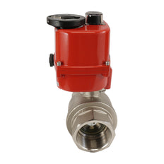 G 2 inch 2-Way brass Modulating Electric ball valve 24 V AC/DC