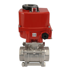 G1'' 2-Way Stainless Steel Modulating Electric Ball Valve 24V AC/DC