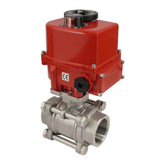 G1/2'' 2-Way Stainless Steel Modulating Electric Ball Valve 24V AC/DC