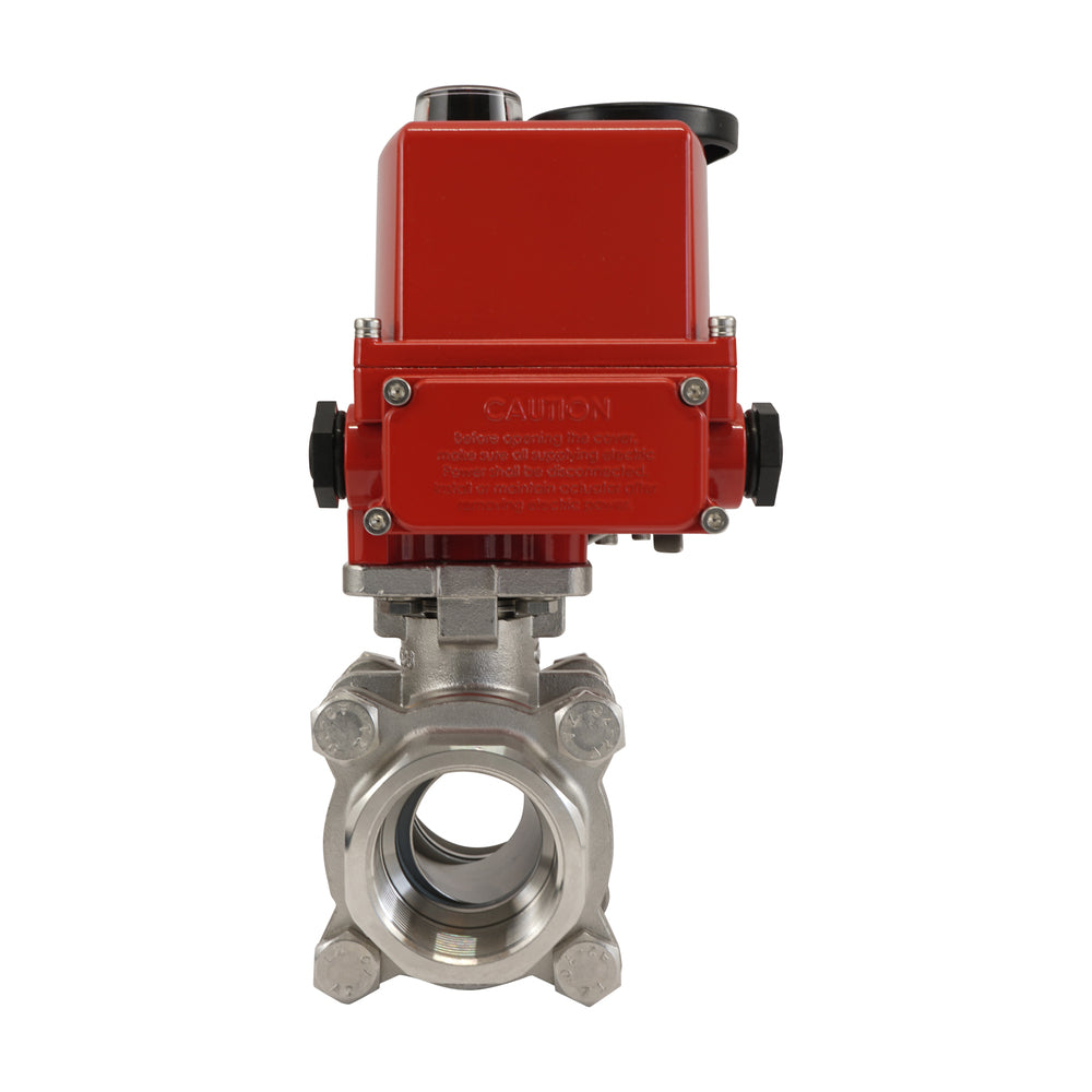 G1'' 2-Way Stainless Steel Modulating Electric Ball Valve 24V AC/DC