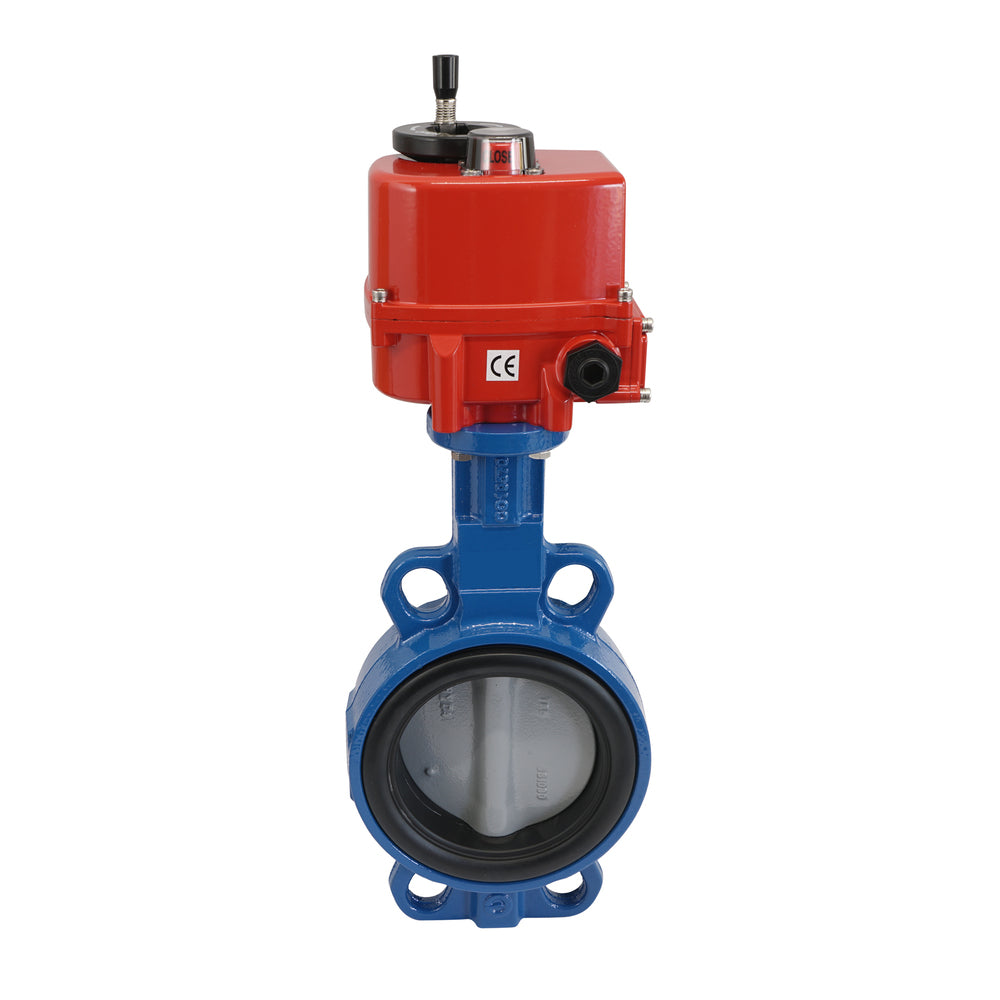 Electric Butterfly Valve DN40 120-240V AC/DC Wafer Stainless Steel FKM AG5