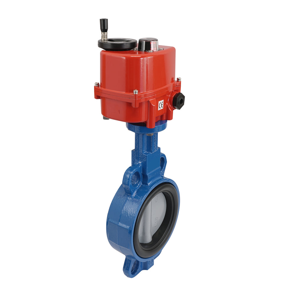 Electric Butterfly Valve DN65 24V AC/DC Wafer GGG40 EPDM AG5
