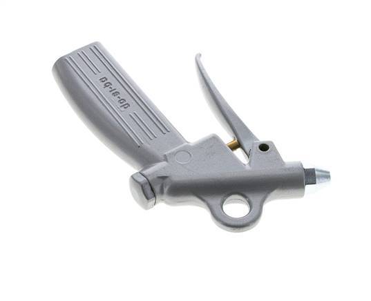 Pistolet à air comprimé en aluminium à débit réglable G1/4 pouce, buse courte