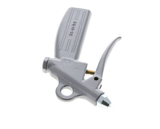 Pistolet à air comprimé en aluminium à débit réglable G1/4 pouce, buse courte