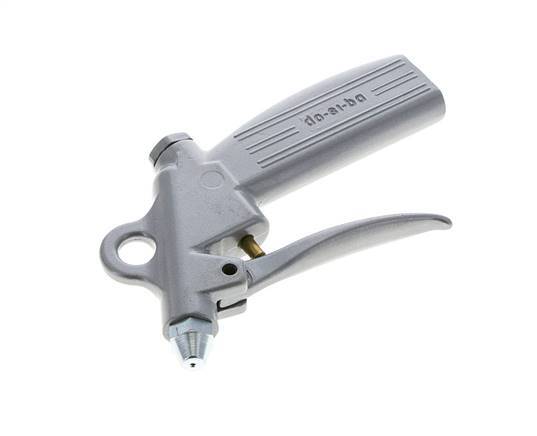 Pistolet à air comprimé en aluminium à débit réglable G1/4 pouce, buse courte