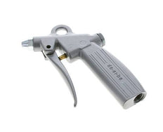 Pistolet à air comprimé en aluminium à débit réglable G1/4 pouce, buse courte