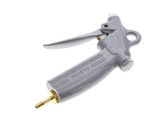 6mm Adjustable Flow Aluminum Air Blow Gun Short Nozzle