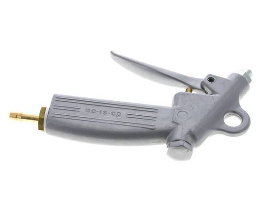 Pistolet à air comprimé en aluminium à débit réglable 6mm, buse courte