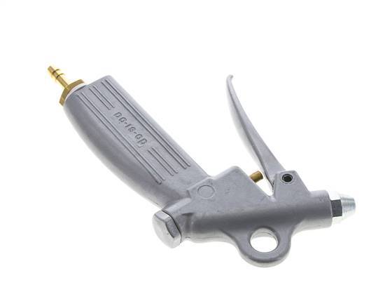 Pistolet à air comprimé en aluminium à débit réglable 6mm, buse courte