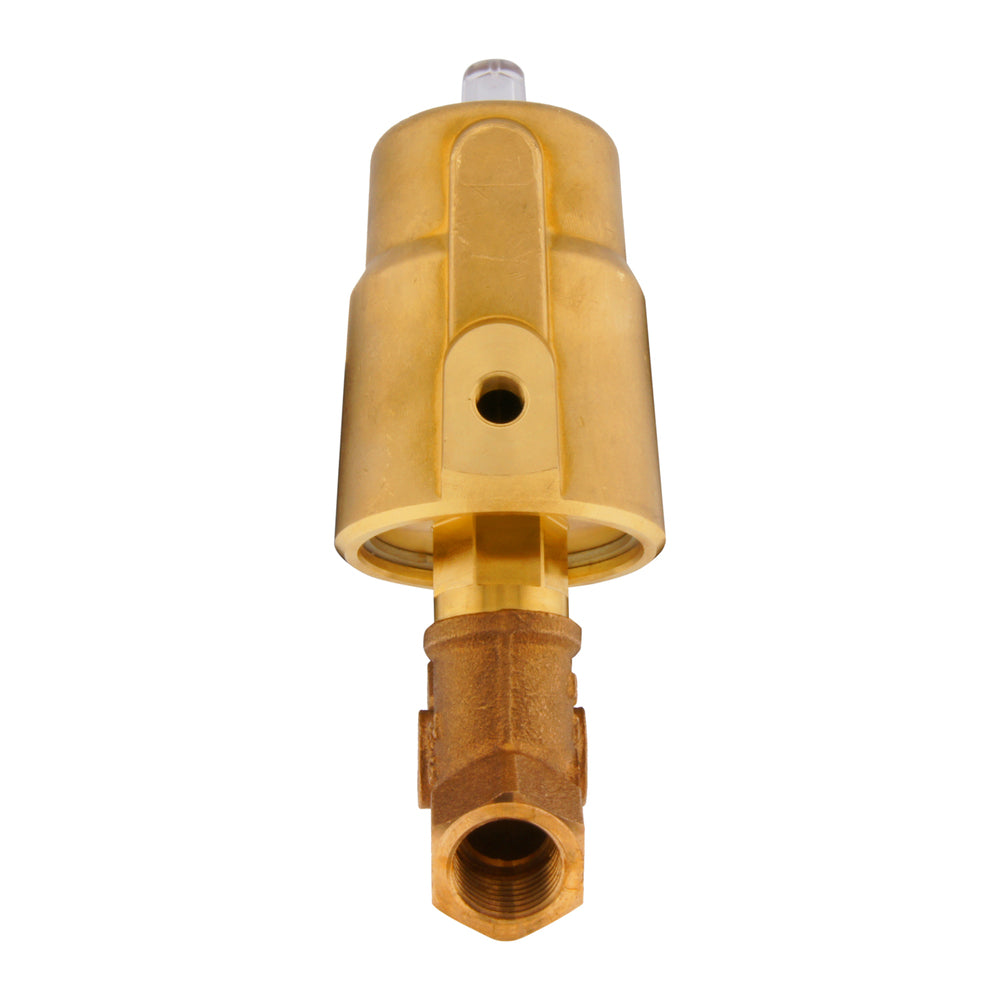 G1/2'' PTFE/NBR 16bar NC Angle Seat Valve Brass AL2