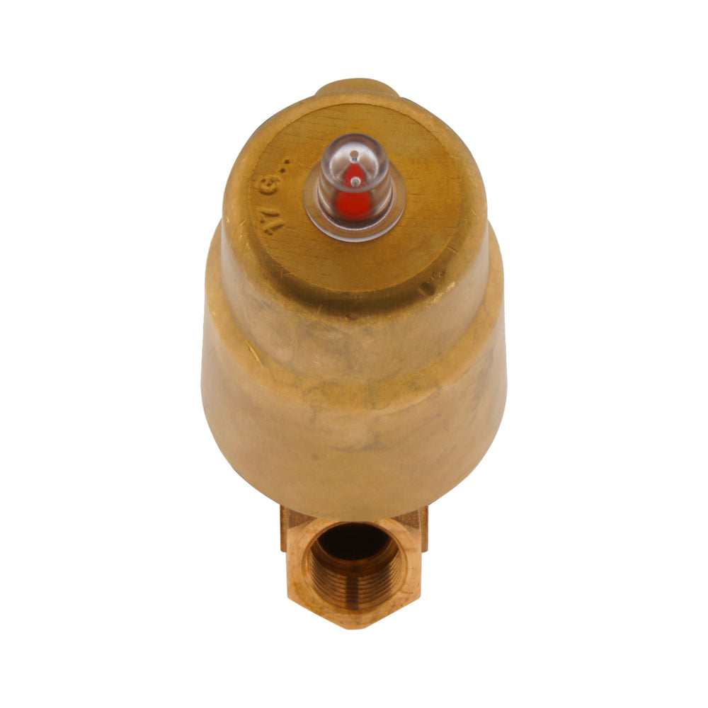 G3'' PTFE/NBR 4bar NC Angle Seat Valve Brass/Alu AL2