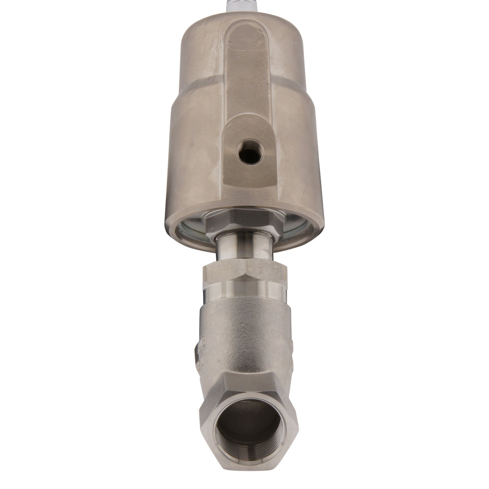G1-1/4'' PTFE 9bar NC Angle Seat Valve Stainless-Steel/Brass AL2