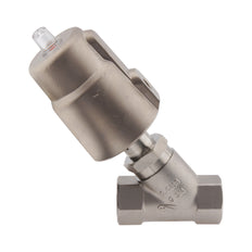 G1-1/4'' PTFE 9bar NC Angle Seat Valve Stainless-Steel/Brass AL2