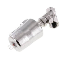 G1/2'' PTFE 25bar NC Vanne à siège incline Acier inoxydable AL2