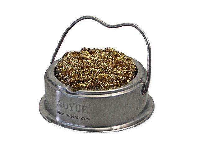 Eponge de nettoyage pour panne de soudure avec support Aoyue