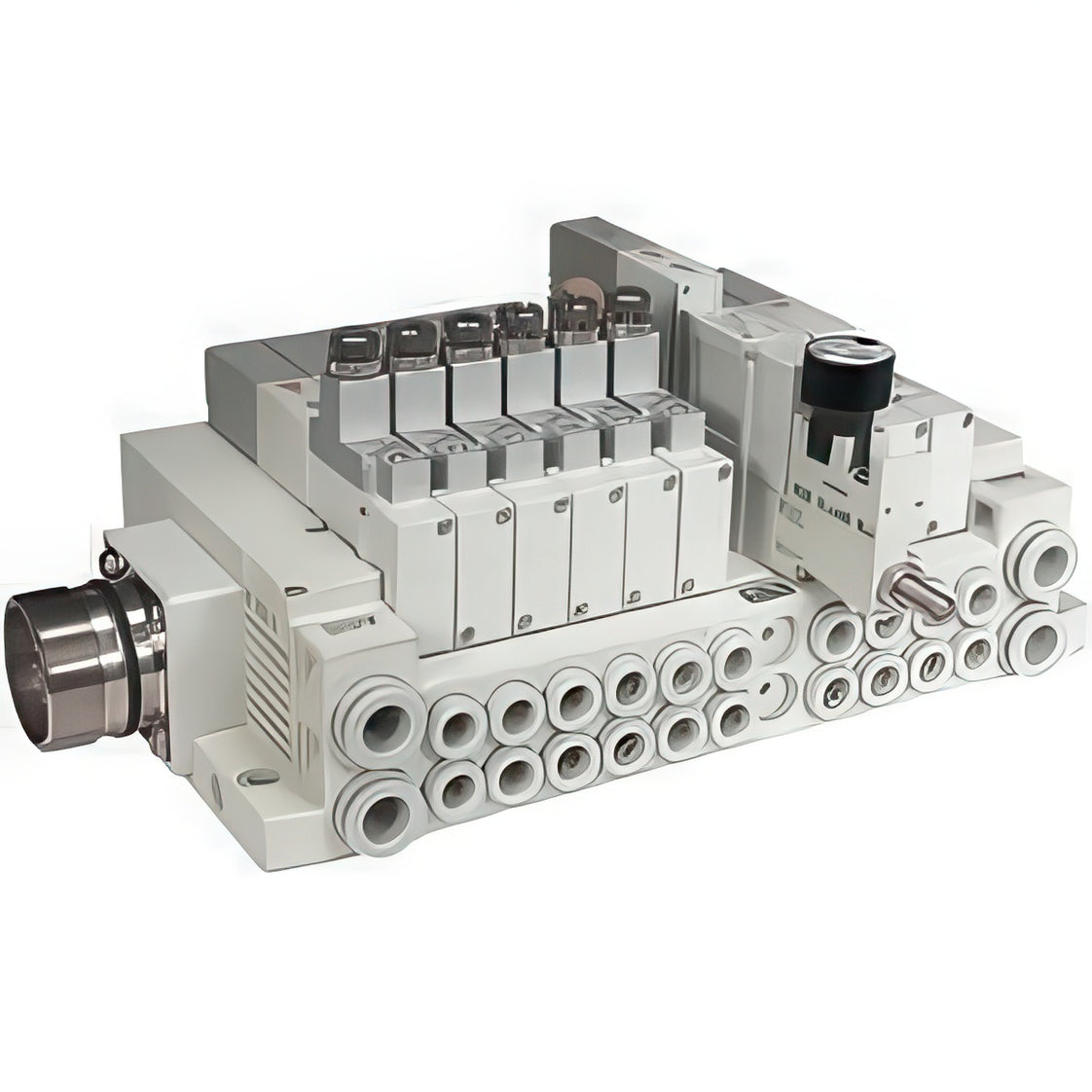 SMC Collecteur De Type Cassette Avec Connecteur Circulaire 8mm/10mm Push-In - SS5V2-W16CD-04B-C8