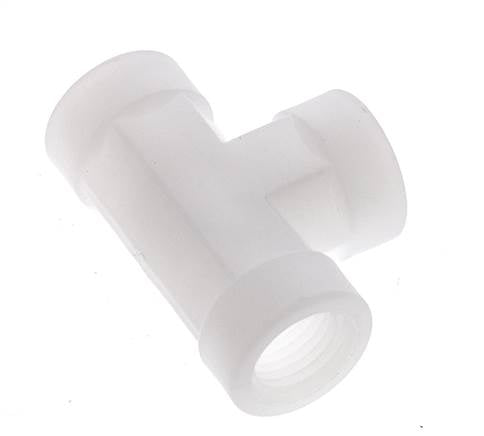 Raccord en T G1/4'' femelle Polypropylène (pp) FDA 10bar (140.5psi)